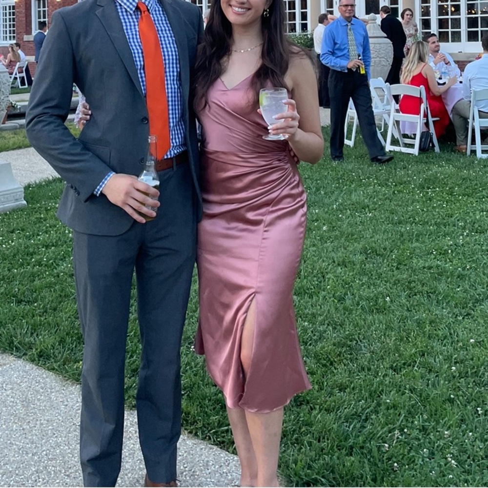 Satin Midi Dress
